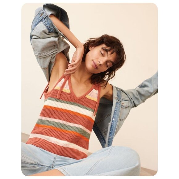 Madewell Tops - Madewell Multicolor Striped Tank Top